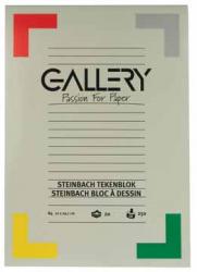 Gallery tekenblok A4 250 g/m² Steinbach gekorreld - Blok van 20 vel