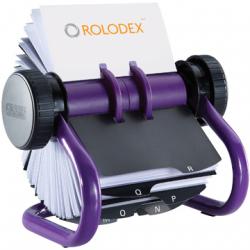 Rolodex systeemkaartenhouder rotatif Classic paars