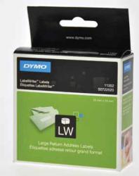 Dymo etiket labelwriter retouradres op rol 25x54 mm