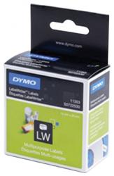 Dymo multifunctionele etiketten op rol 13 x 25 mm