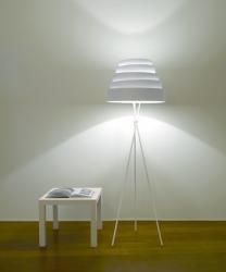 Babel vloerlamp wit