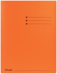 Esselte dossiermap A4 uit karton 180g/m² oranje met overslag van 1cm 
