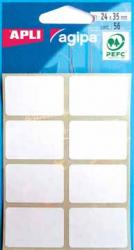 Agipa witte etiketten 24x35mm