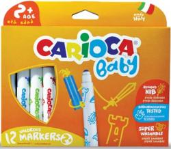 Carioca viltstifen Baby - ophangbare doos met 12 stuks in geassorteerde kleuren 