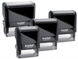 Trodat Printy tekststempel met voucher Printy 4911 38 x 14 mm 	