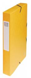 Exacompta elastobox Exabox A4 uit karton geel - Rug van 40 mm