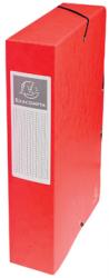 Exacompta elastobox Exabox A4 uit karton rood - Rug van 60 mm