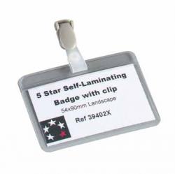 5Star selflaminating badge 54x90 mm