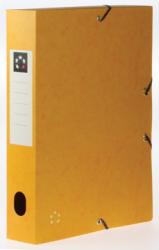 5Star elastobox A4 uit karton geel - Rug van 60mm