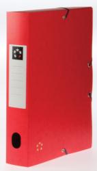 5Star elastobox A4 uit karton rood - Rug van 60mm