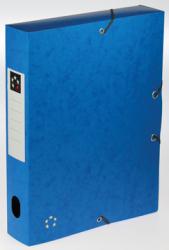 5Star elastobox A4 uit karton blauw - Rug van 60mm