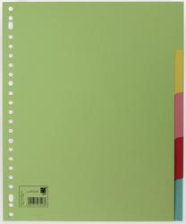 5Star tabbladen A4 maxi uit gekleurd karton 6 tabs
