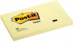 Post-it® Effen Notes 76x127 mm geel  