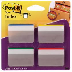 Post-it® Index Strong for Filing met gebogen schrijfvlak 