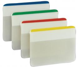 Post-it® Index Strong for Filing met vlak schrijfvlak - 4 kleuren (24 tabs)