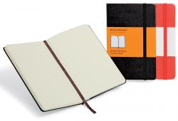 Moleskine notitieboek formaat 9 x 14 cm gelijnd harde cover 192 bladzijden zwart