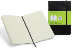 Moleskine notitieboek formaat 9 x 14 cm effen soepele cover 192 bladzijden zwart