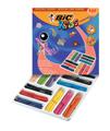 Bic waskrijt Plastidecor Triangle 144 stuks (classpack)