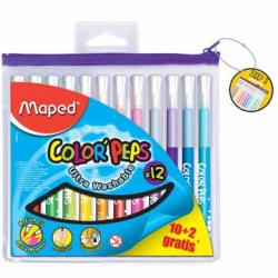 Maped viltstift Color'Peps - 10+2 stiften in etui