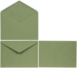Bong enveloppen 114x162 mm zonder venster, gegomd groen - Doos van 1000 stuks 