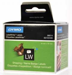 Dymo 99014 verzend- en naambadge etiketten op rol 101x54 mm - Rol van 220 stuks