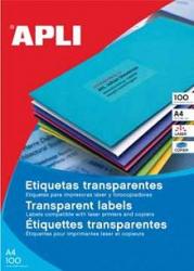 Apli transparante etiketten 70x37mm