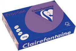 Clairefontaine gekleurd papier Trophée Intens A4 80 g/m² violet 