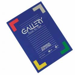 Gallery schrijfblok A4 gelijnd 4-gaats - Kopgelijmd - Blok van 100 vel