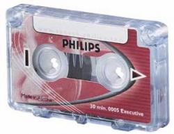 Philips minicassette dicteerapparaat 2 x 15 min