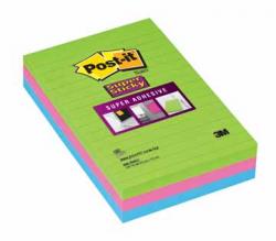 Post-it® Super Sticky Notes 102x152 mm - Gelijnd 