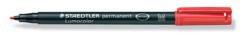 Staedtler OHP-marker Lumocolor Permanent 317-2 rood medium 0,6mm