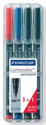Staedtler OHP-marker Lumocolor Permanent geassorteerde kleuren 