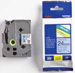 Brother® label - tape TZe-551 24mm x 8M zwart/blauw