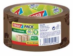 Tesa verpakkingsplakband Eco 50mm x 66M bruin