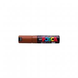 Uni-ball Paint Marker Posca PC-8K beitelpunt 8mm bruin