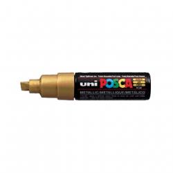 Uni-ball Paint Marker Posca PC-8K beitelpunt 8mm goud