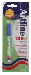 Artline permanent marker 700N blauw op blister 