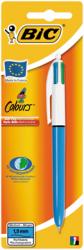 Bic 4-kleuren balpen medium punt op blister 