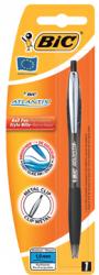 Bic balpen Atlantis zwart op blister 