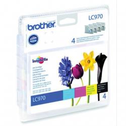 Brother LC970 inktpatronenset origineel (Bk, C, Y, M)