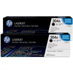 Hewlett Packard 304A / HP CC530AD toner cartridge zwart dubbelpak