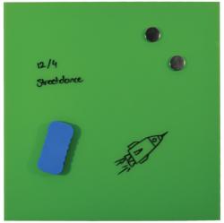 Desq magnetische glasbord groen 45x45 cm