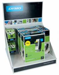 Dymo display: 4x Dymo Plug'n Play labelwriter + 10x D1 tapes