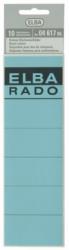Elba Rado zelfklevende rugetiketten 59 x 190 mm blauw