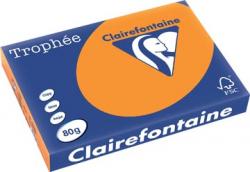 Clairefontaine gekleurd papier Trophée Intens A3 80 g/m² fluo oranje