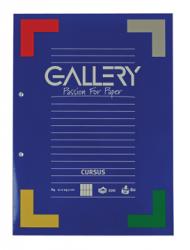 Gallery cursusblok A4 90 g/m² gelijnd - Blok 100 vel 