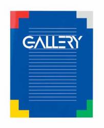 Gallery kaftomslag met losse bladen 16,5 x 21 cm