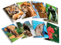 Gallery schrift Wild Animals A4 geruit 5 mm 