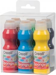 Havo plakkaatverf Spongy - Pak met 6 flacons van 70 ml geassorteerde kleuren