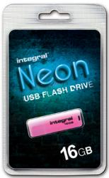 Integral USB Stick Neon 16GB roze